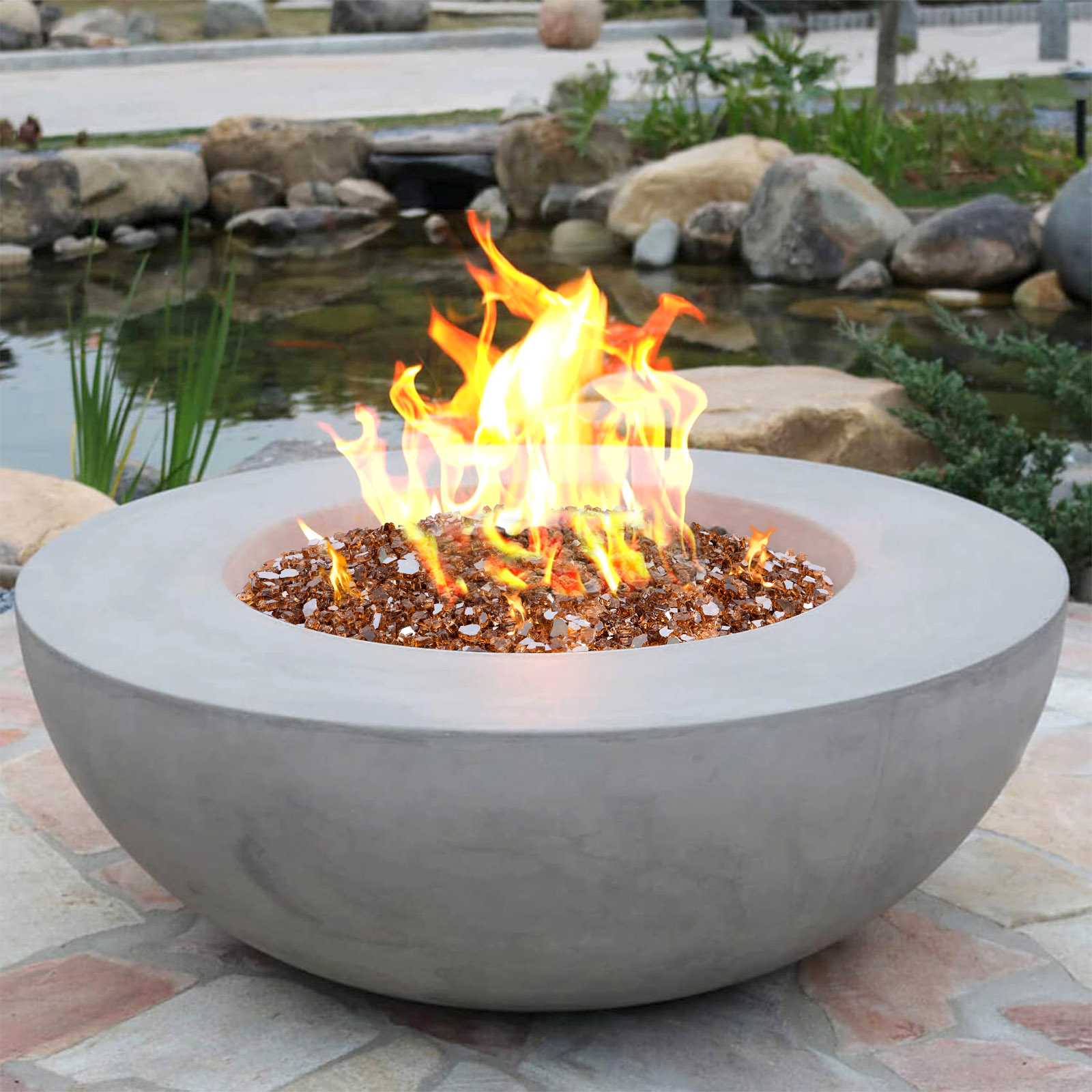 Fire Glass in Fire Pit